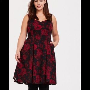 Torrid Size 3, Mini Scuba Skater Dress